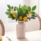 6 Packs Spring Summer Picks with Lemons Blueberry Eucalyptus Leaves, Artificial Fruit Lemon Picks with Greenry, Summer Lemon Branches Decorations for Home Vase Kitchen Table Decor-12